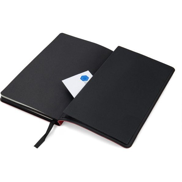 Книга записна Partner Soft, 125*195, 96арк, кліт, червона 8206-05-A фото