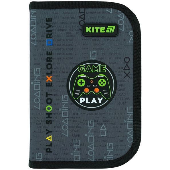Пенал Kite 1 від., 2 відв., з наповненням 622H Good Game K26-622H-2 фото