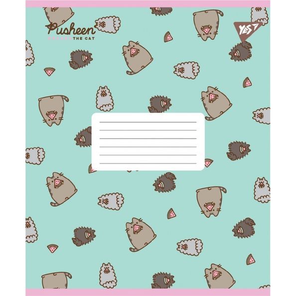 А5/12 кос. Yes Pusheen Candy, зошит учнівський шкільний (5шт.) 767599 фото