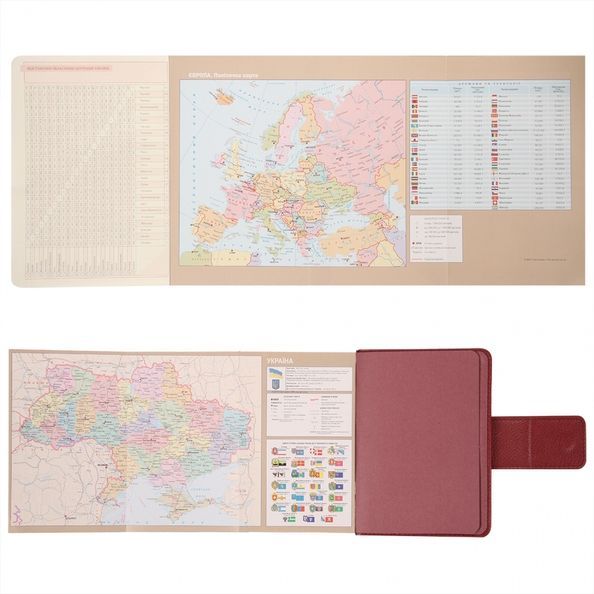 Щоденник А6 Leo Planner датований 2026 "Chiara", твердий, бордовий, 352 сторінки 252705 фото