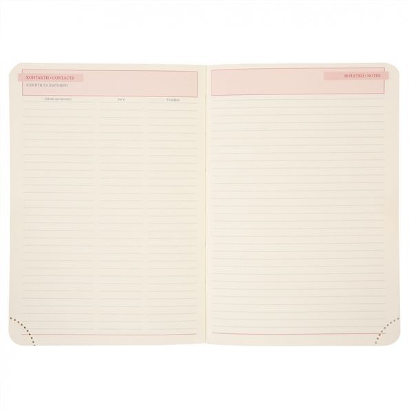 Щоденник А6 Leo Planner датований 2026 "Chiara", твердий, бордовий, 352 сторінки 252705 фото