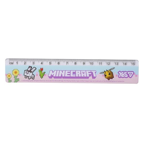 Лінійка Yes 15 см "Minecraft.Spring" 370690 фото