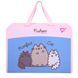 Папка-портфель Yes FC на блискавці з тканинними ручками Pusheen 492317 фото 1