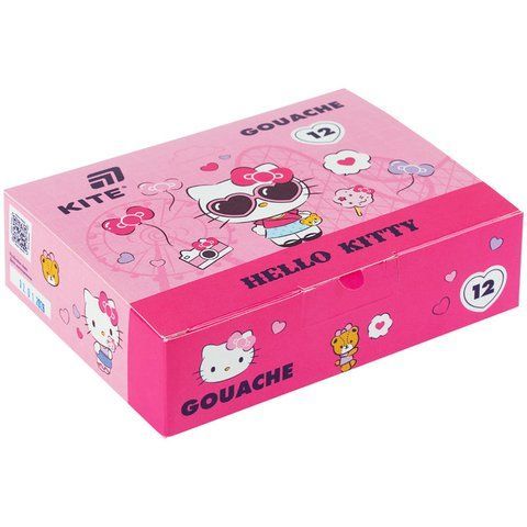 Гуаш Kite Hello Kitty HK26-063, 12 кольорів HK26-063 фото