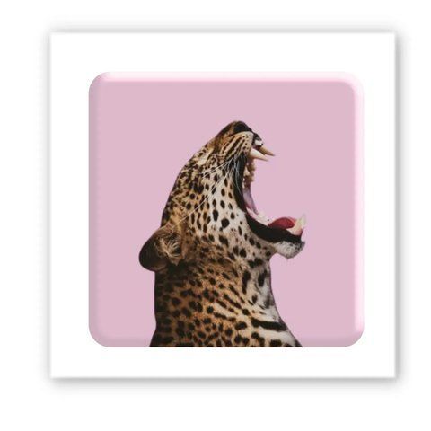 Об'ємна наліпка "Pink wild cat" SX-146 фото