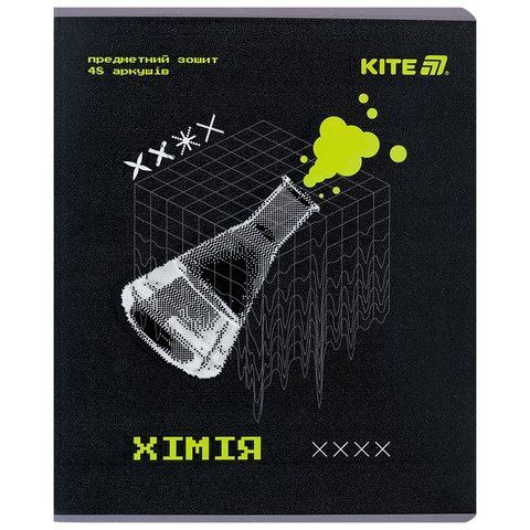 Зошит предметний Kite Techno K25-240-6, 48 аркушів, клітинка, хімія K25-240-6 фото