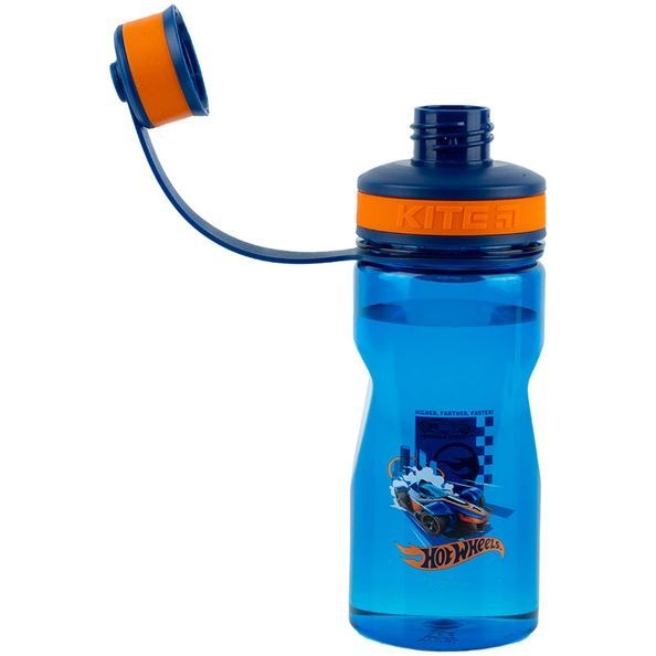 Пляшечка для води Kite Hot Wheels HW24-397, 500 мл, синя HW24-397 фото