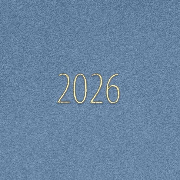 Щоденник датов. 2026 PANDORA, А5, синій, штуч.шкіра BM.21141-02 фото