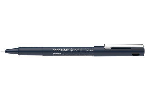 Лінер для креслення та малювання SCHNEIDER PICTUS 0,3, чорний S197301 фото