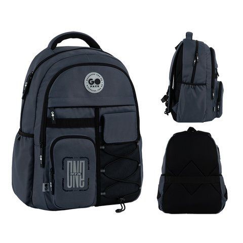 Рюкзак GoPack Education Teens 184 темно-сірий GO26-184L-4 фото