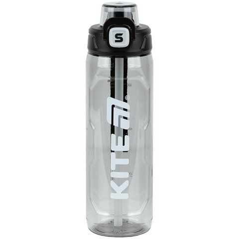 Пляшечка для води Kite K25-1211-1, 800 мл, чорна K25-1211-1 фото
