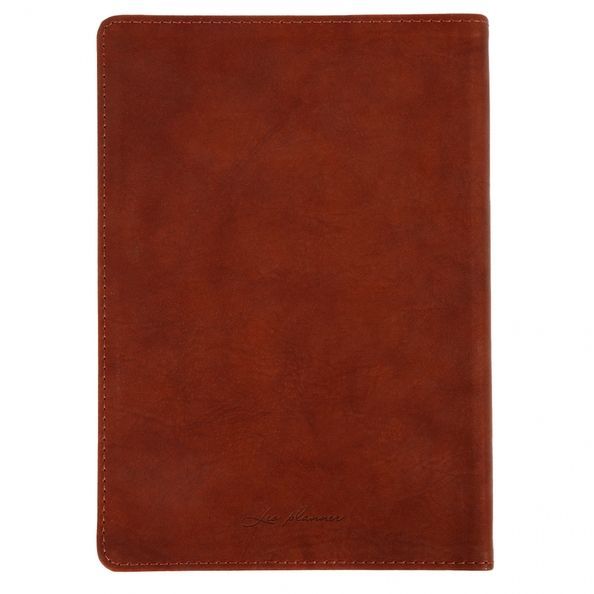 Щоденник А5 Leo Planner датований 2026 "Case", інтегральний, коричневий, 368 сторінок 252659 фото