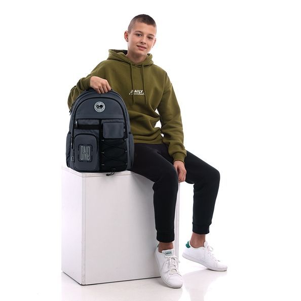 Рюкзак GoPack Education Teens 184 темно-сірий GO26-184L-4 фото