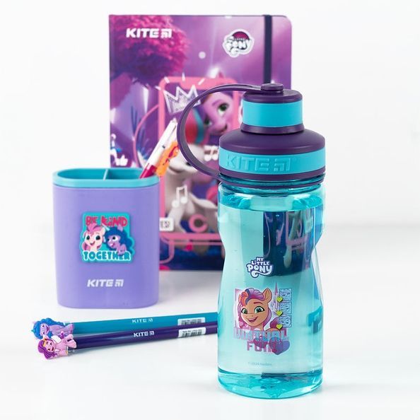 Пляшечка для води Kite My Little Pony LP24-397, 500 мл, бузкова LP24-397 фото