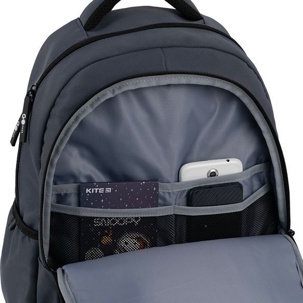 Рюкзак GoPack Education Teens 184 темно-сірий GO26-184L-4 фото