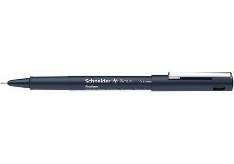 Лінер для креслення та малювання SCHNEIDER PICTUS 0,4, чорний S197401 фото
