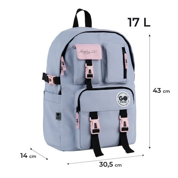 Рюкзак GoPack Education Teens 2500L сірий GO26-2500L-1 фото
