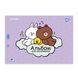 Альбом для малювання YES А4 28 скоба з перфорацією Line Friends 130605-1 фото