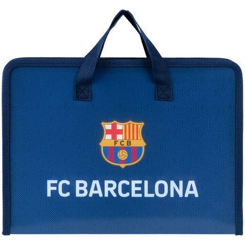 Папка-портфель на блискавці Kite FC Barcelona BC25-202, 1 відділення, A4 BC25-202 фото