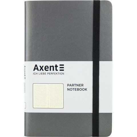 Книга записна Partner Soft, 125*195, 96арк, крап, сіра 8310-15-A фото