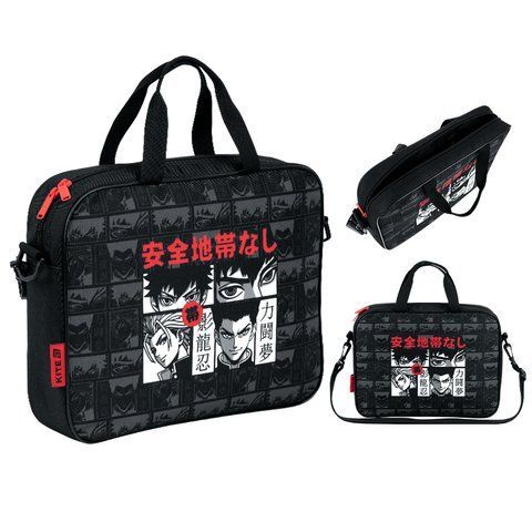 Шкільна текстильна сумка Kite A4, 1 від., 589 Anime K26-589-3 фото