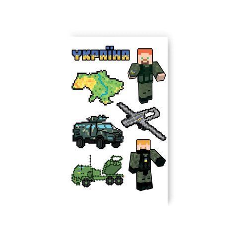 Тимчасове Тату "Українська гра" L-63 фото