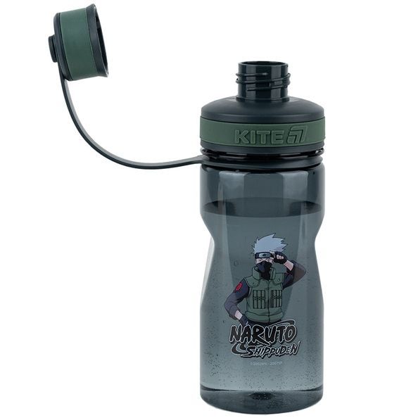 Пляшечка для води Kite Naruto NR25-397, 500 мл, сіра NR25-397 фото