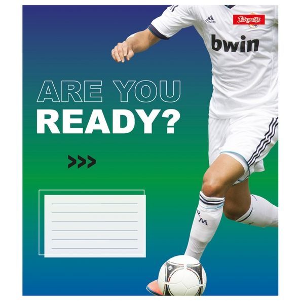 Зошит для записів 1В Are you ready А5 48 аркушів лінія ( 5шт ) 767374 фото