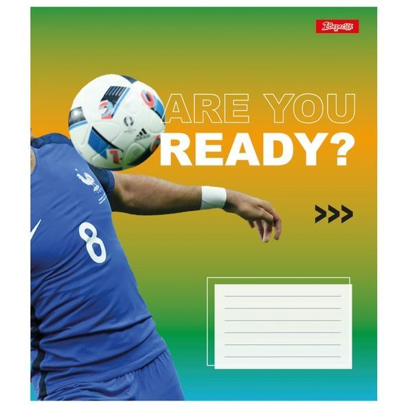 Зошит для записів 1В Are you ready А5 48 аркушів лінія ( 5шт ) 767374 фото