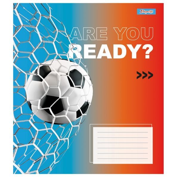 Зошит для записів 1В Are you ready А5 48 аркушів лінія ( 5шт ) 767374 фото