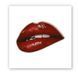 Об'ємна наліпка "Red lips" SX-150 фото 1